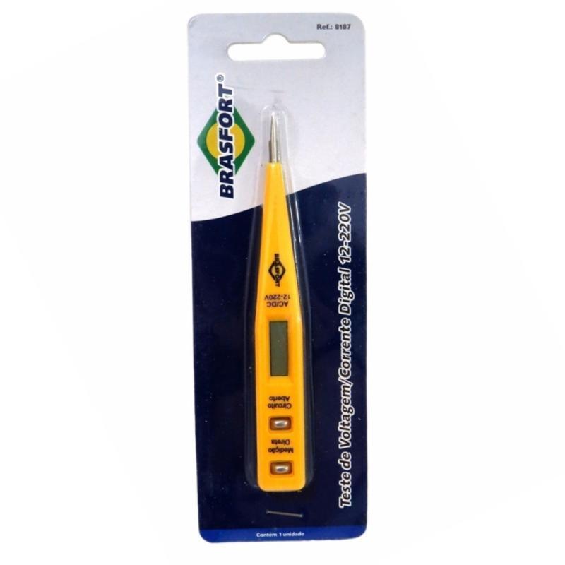 Caneta Digital Para Teste De Voltagem E Corrente 8187 Brasfort