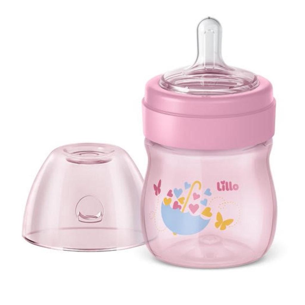 Kit De Mamadeira Primeiros Passos 50/150/240ml Rosa - Lillo