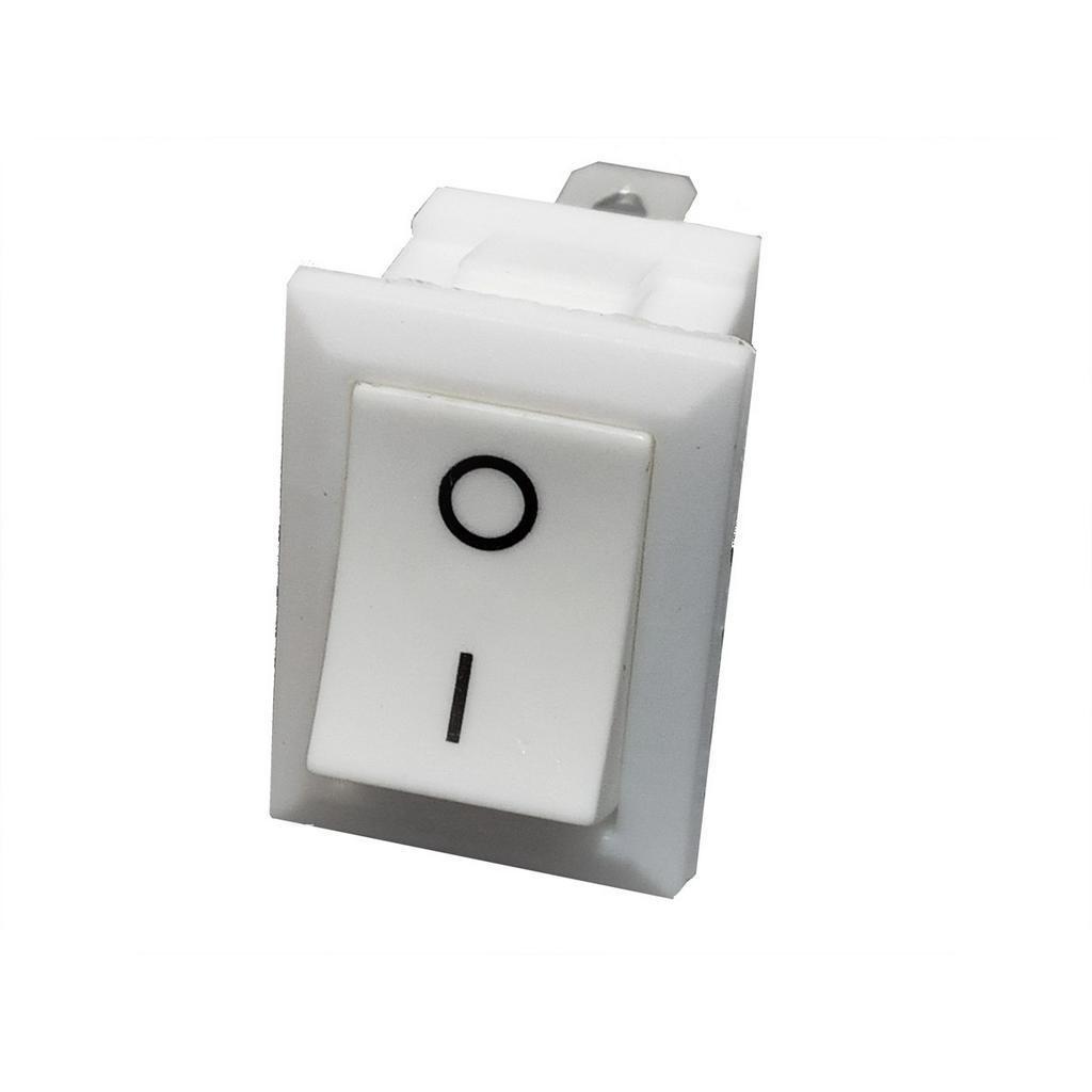 10 Chave Liga Desliga Gangorra 3 Terminais 2 Posições Branca On Off Interruptor Para Luminárias Leds Lâmpadas Abajures