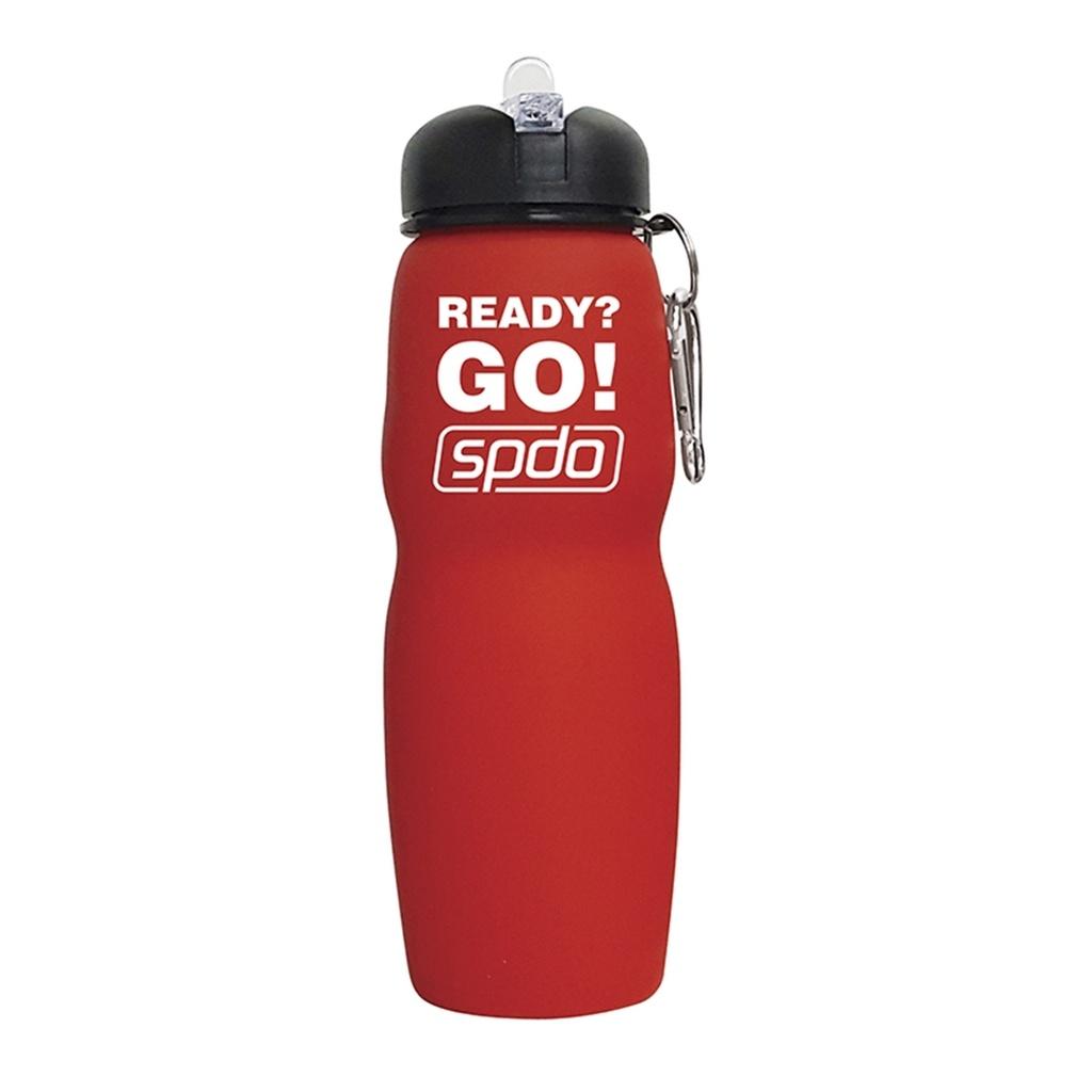 Garrafa Squeeze Silicon 700ml Speedo Vermelho