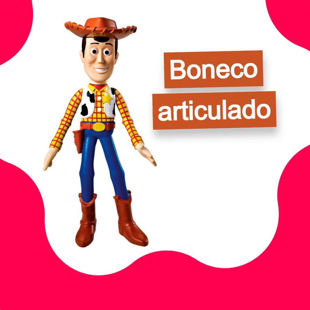Boneco Vinil Woody Toy Story Fácil De Limpar Colecionável Diversão Brincadeira - Lider