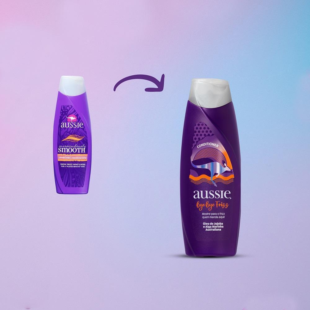 Condicionador Aussie Bye Frizz Maciez E Brilho 360ml