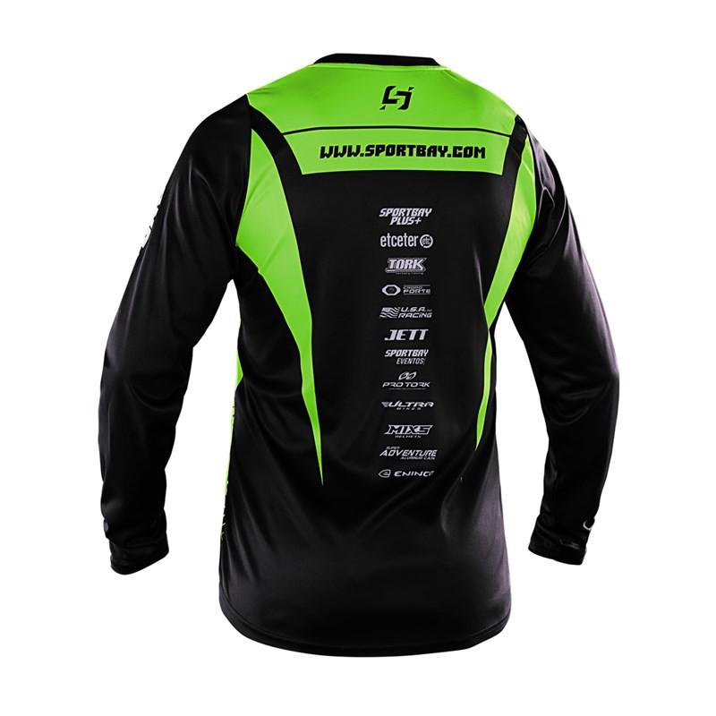 Camisa Motocross Verde Off Road Trilha Enduro Sportbay Oficial