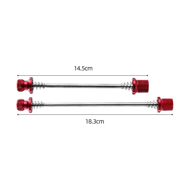 Rockbros Ultralight Anti-furto Espetos Estrada Mtb Rodas De Bicicleta Travamento Segurança Posto De Liberação Rápida Qr Peças De 2 Cores