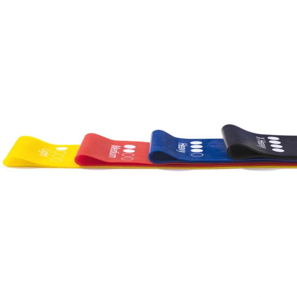 Kit Mini Bands 4 Intensidades Elásticos Para Treino - Odin Fit