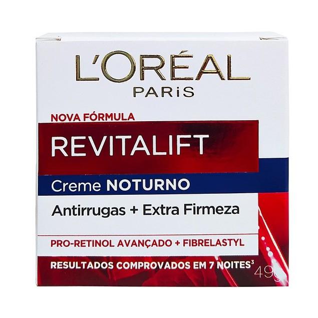 Creme Facial Antirrugas Revitalift Noturno Loréal Paris 49g - 1 Unidade