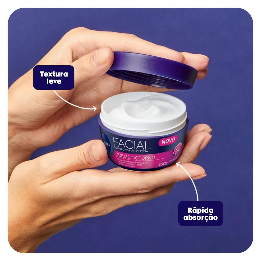 Creme Facial Cuidado Noturno Sensação Não Oleosa 100g Nivea