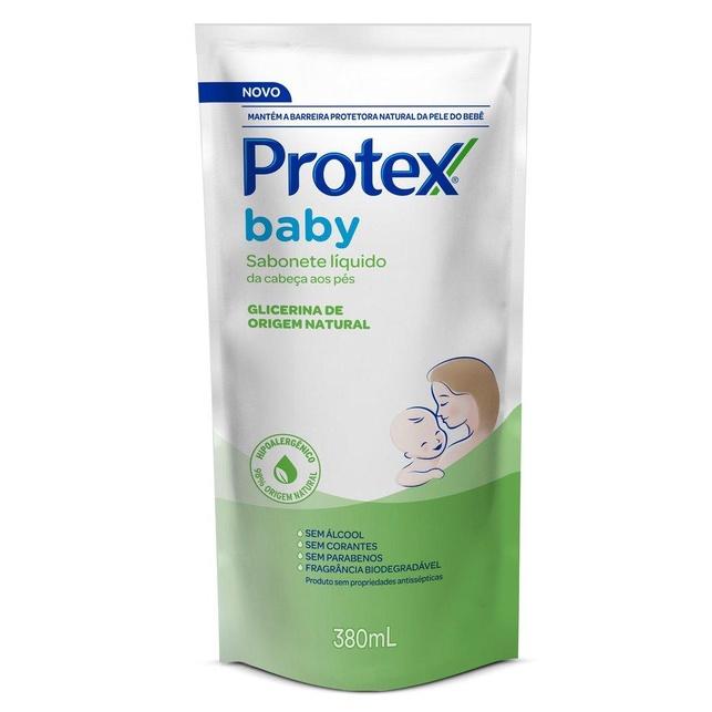 Sabonete Líquido Protex Baby Da Cabeça Aos Pés Glicerina Natural 380ml