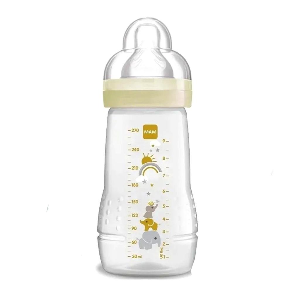 Kit 2 Mamadeiras Easy Active 270/330ml 2m+ Neutra - Mam