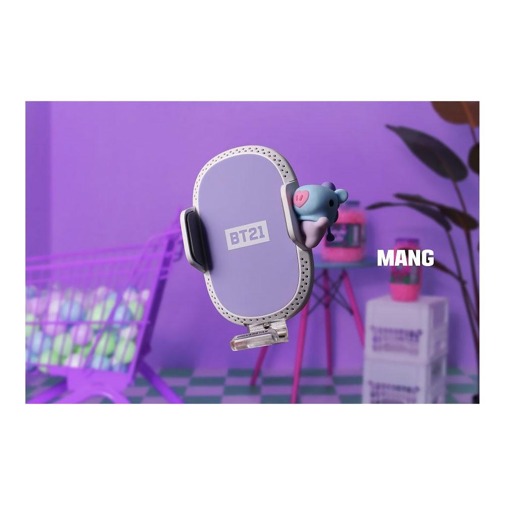 Bts-carregador De Carro Sem Fio Rápido BT21 Baby Air Clean