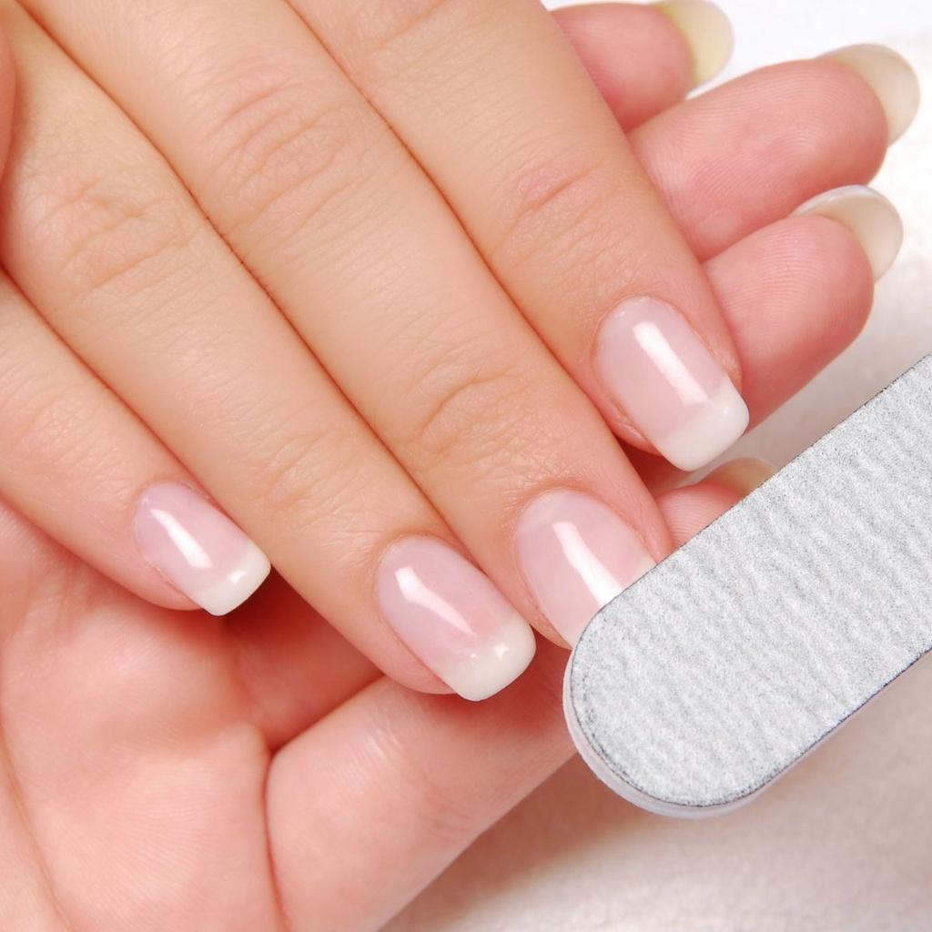 Kit 10 Lixas Banana Bananão Unha De Gel Acrílico Caixão Oval