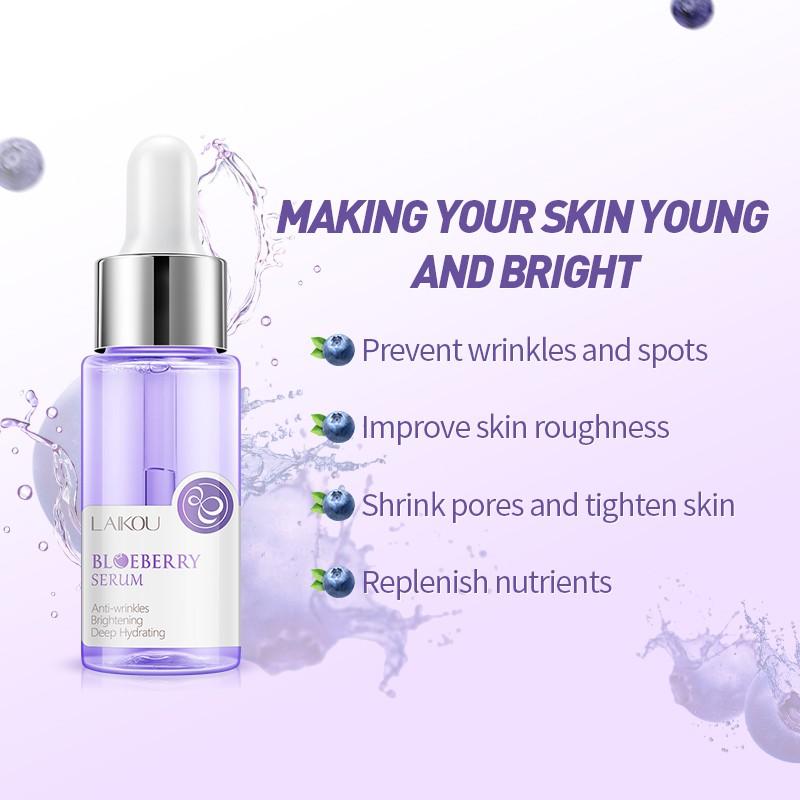 Laikou Blueberry Essência Facial Antirrugas/cuidados Com 17ml