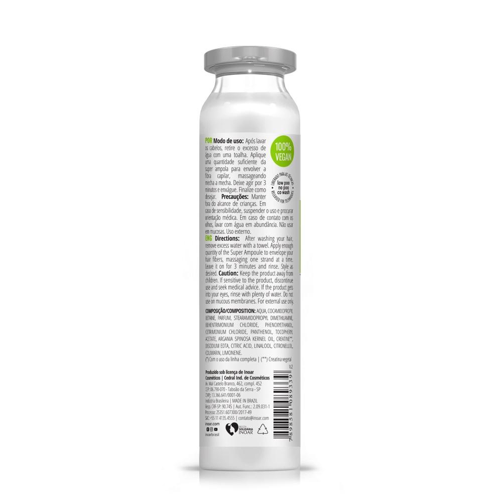Inoar Cicatrifios Super Ampola Tratamento Capilar 3x45ml