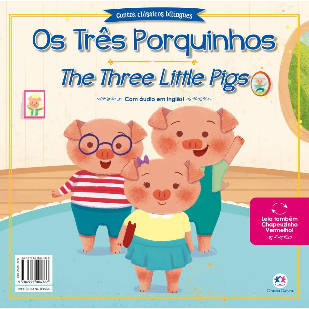 Livro - Os Três Porquinhos E Chapeuzinho Vermelho