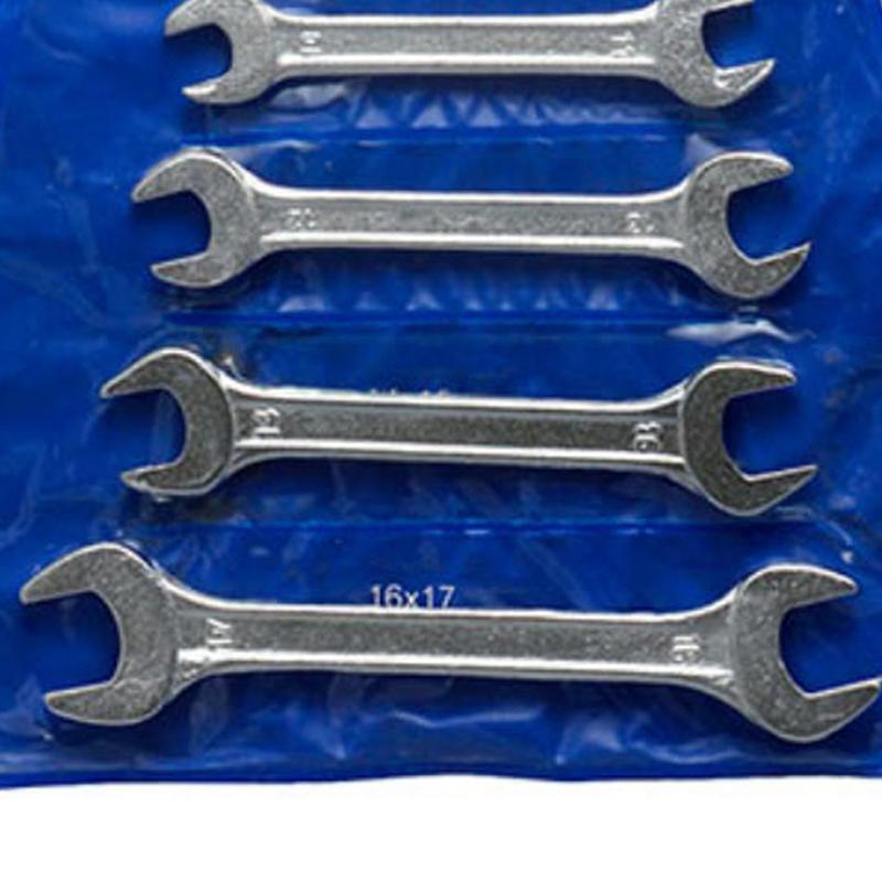 Jogo De Chave Fixa De 6 À 17 Mm Kit Com 6 Peças Eda