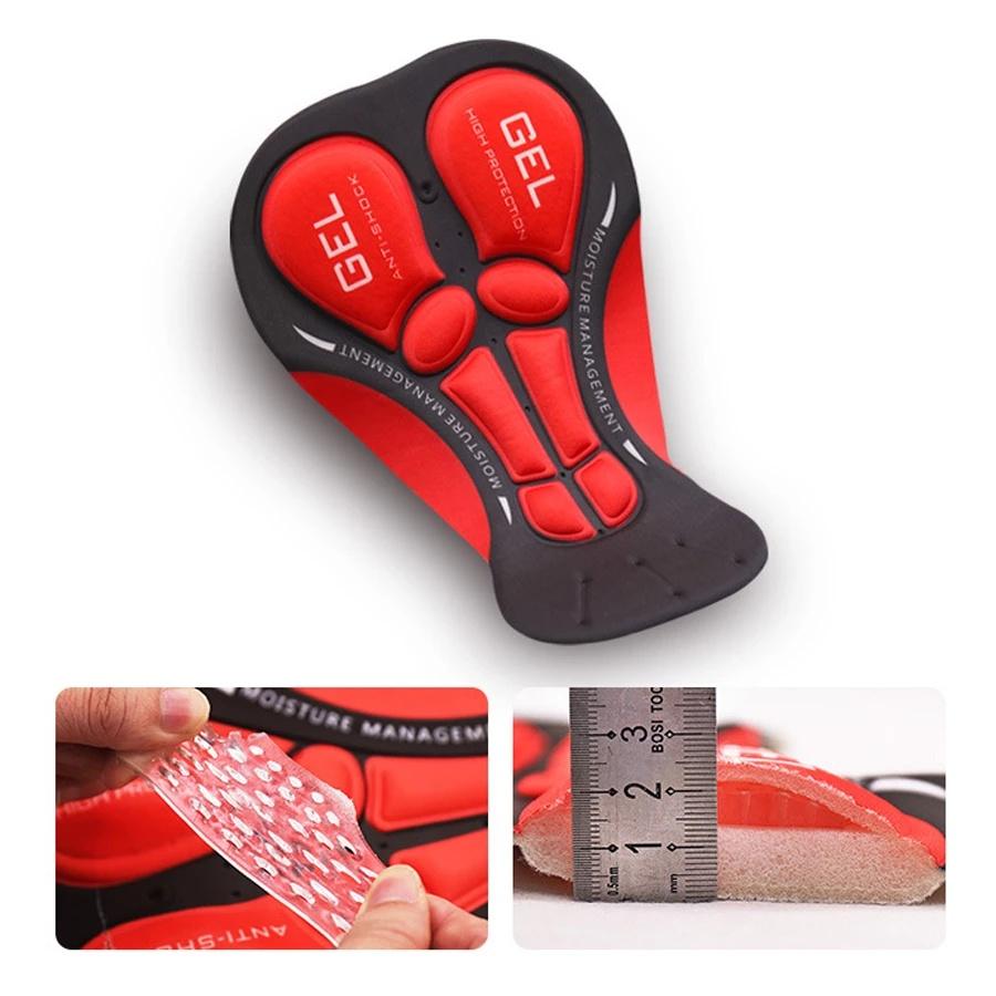 Newboler Calções De Ciclismo Masculinos Respirável 5D Almofada De Gel À Prova De Choque Calcinha De Ciclismo De Estrada Mtb Calcinha De Ciclismo De Es