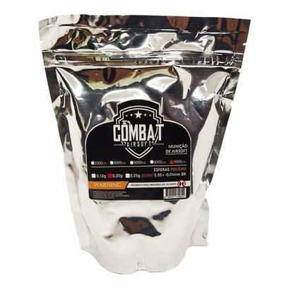 Esferas Bbs Airsoft 0.20g 5000un 6mm - Combat