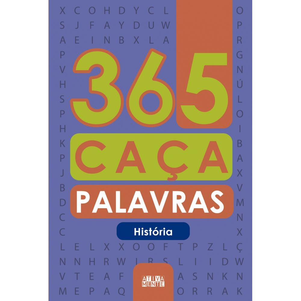 Livro - 365 Caça-palavras - História - Capa Comum - Ativamente