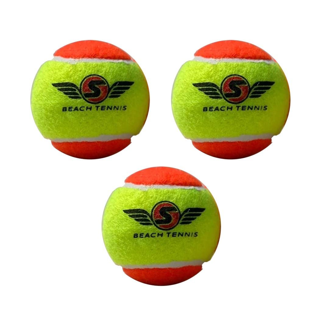 Bola De Beach Tennis Sexy Brand Pack 3 Bolas Itf Approved