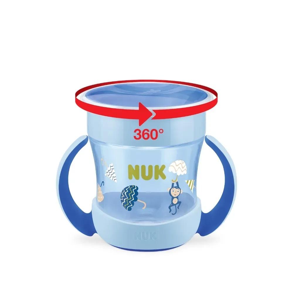 Copo Mini Magic 360 Azul Com Alça Evolution 160ml Boy - Nuk