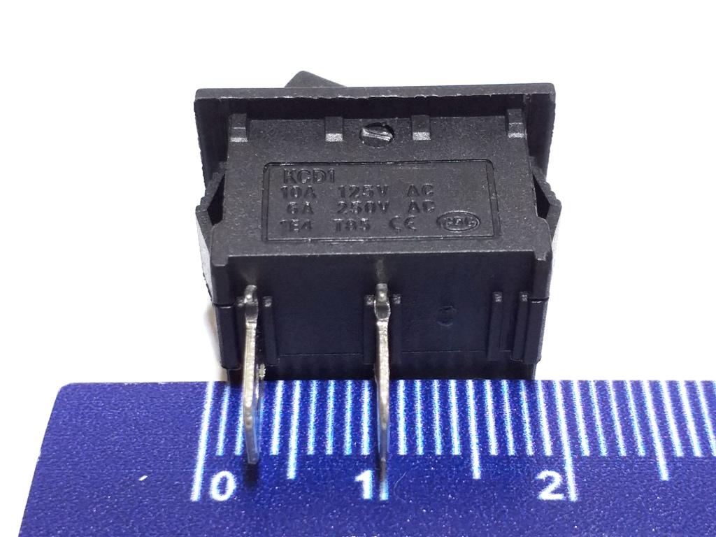 10 Chave Tic Tac Kdc Preta On/off 2 Pos 2 Terminais Kcd1-101 Tictac Uso Em Geral Liga E Desliga On Off 2 Estágios 10A Em 125V Ac