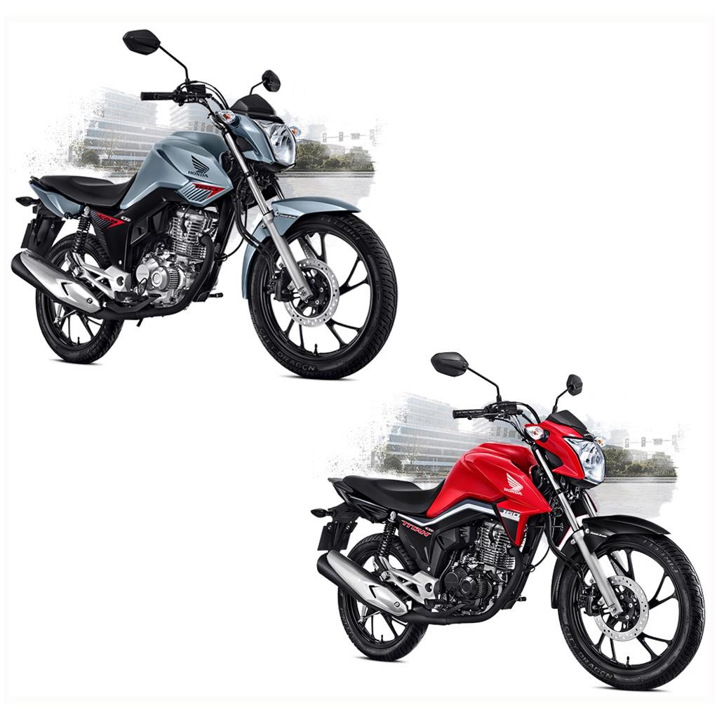 Pastilhas De Freio Dianteira Moto Honda Cg Titan Fan 160