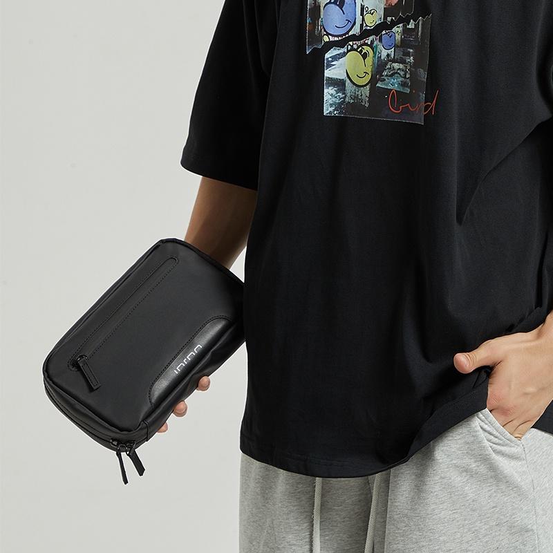Ozuko Bolsa De Ombro/transversal/de Mão Pequena Masculina Impermeável