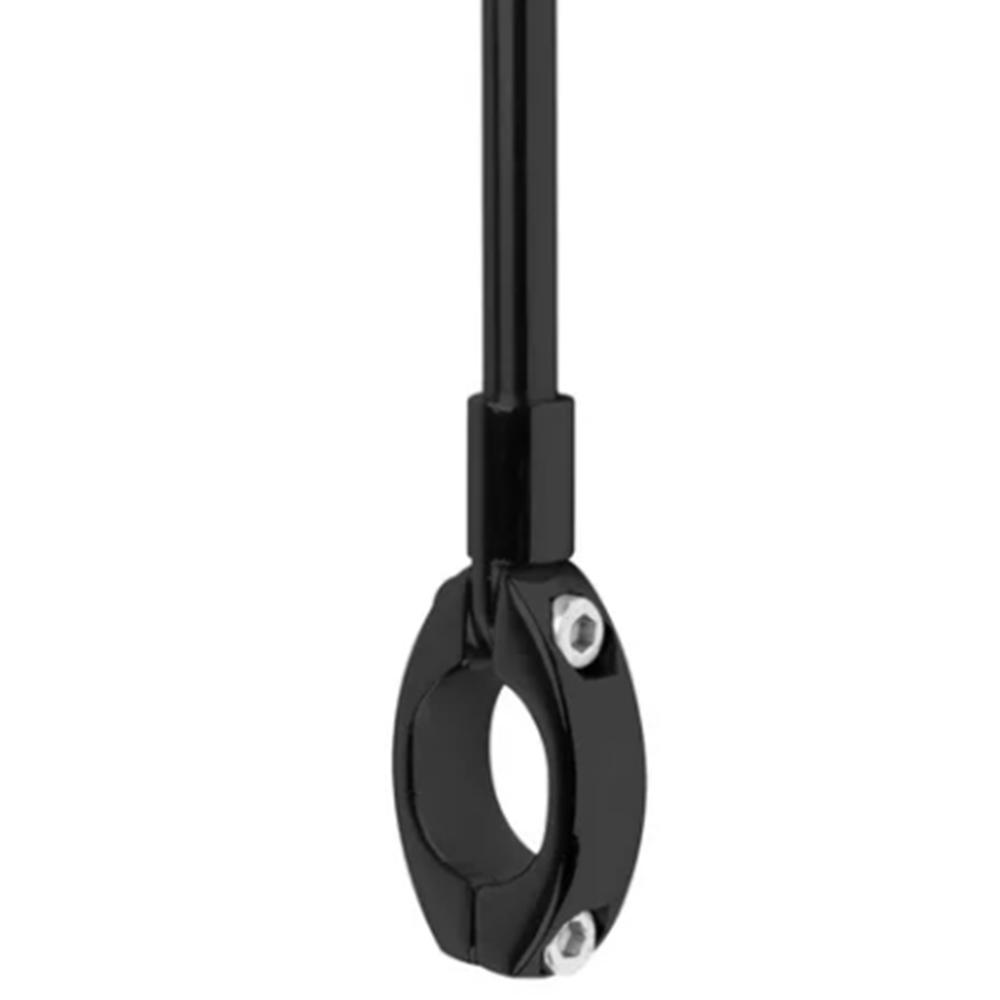 Antena Corta Pipa Moto Retrátil Guidao Aço Inox 7/8pto Mf10a
