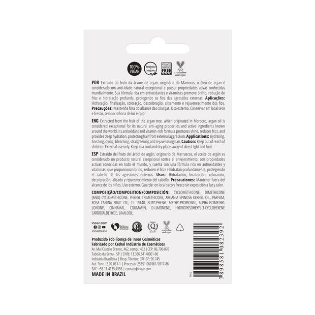 Inoar Argan Óleo E Tratamento Blister 7ml