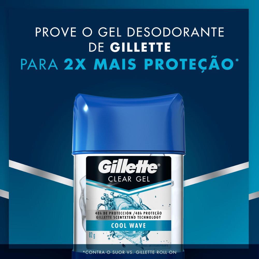 Gel Antitranspirante Gillette Cool Wave 113g