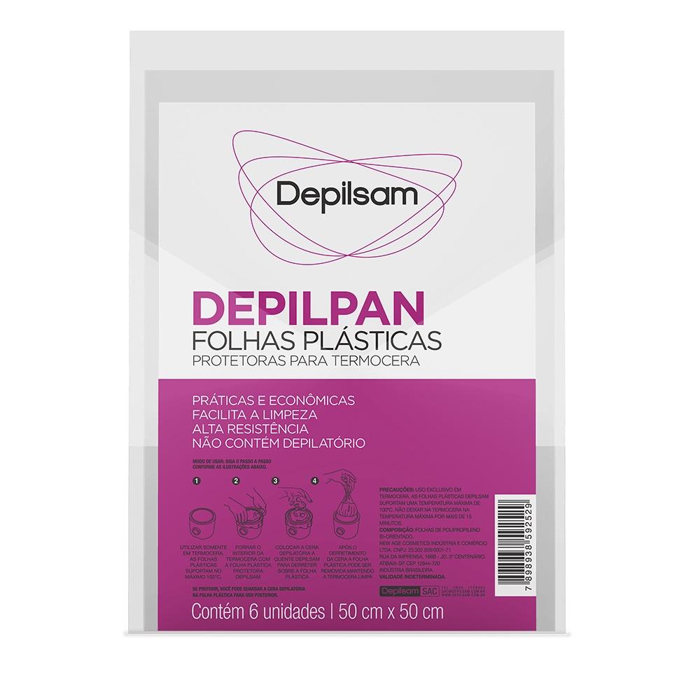 Depilsam Folhas Plásticas Protetoras Depilsam Para Termocera 6fls