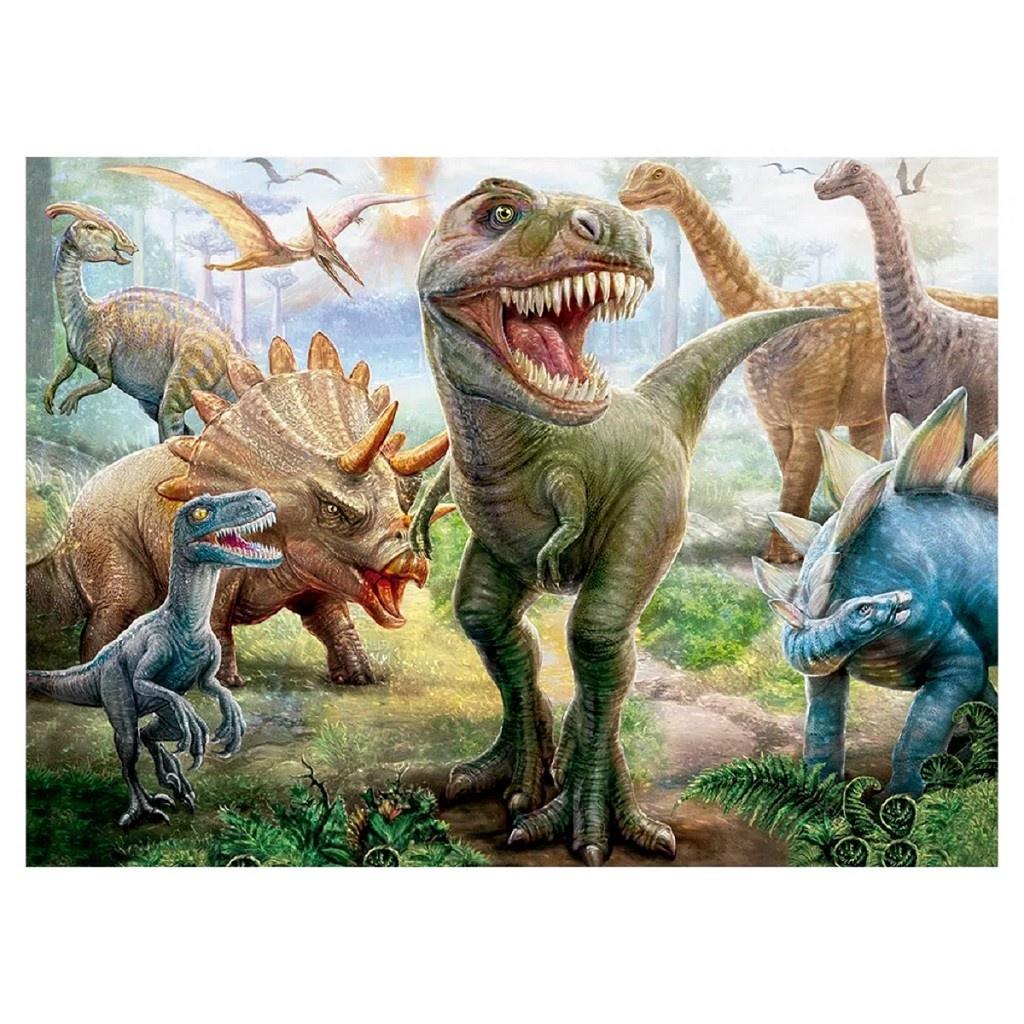 Quebra Cabeça 100 Peças Dinossauros 02660 - Grow