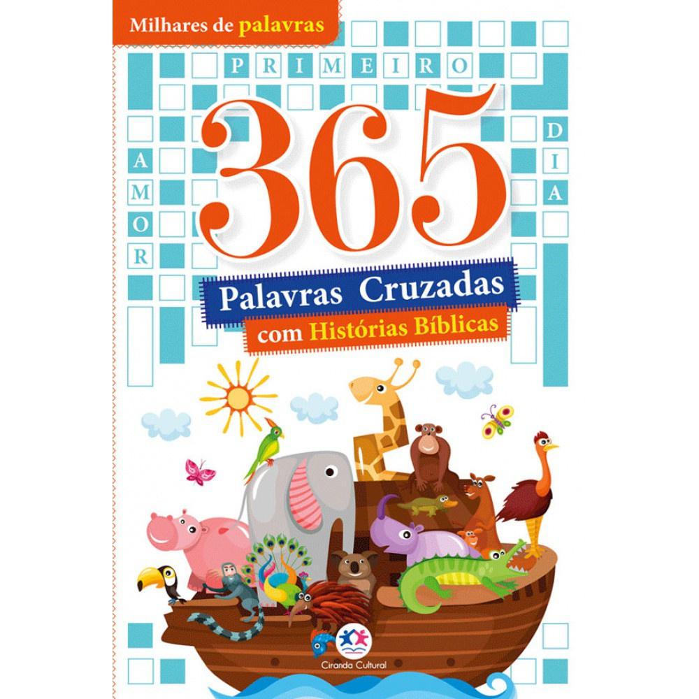 Livro - 365 - Palavras Cruzadas - Com Histórias Bíblicas