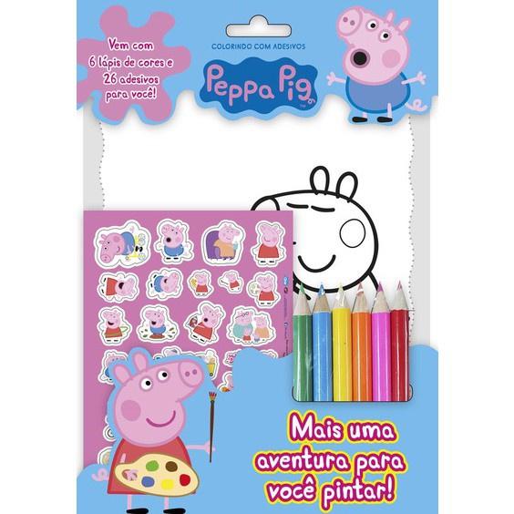 Peppa Pig - Colorindo Com Adesivos 04