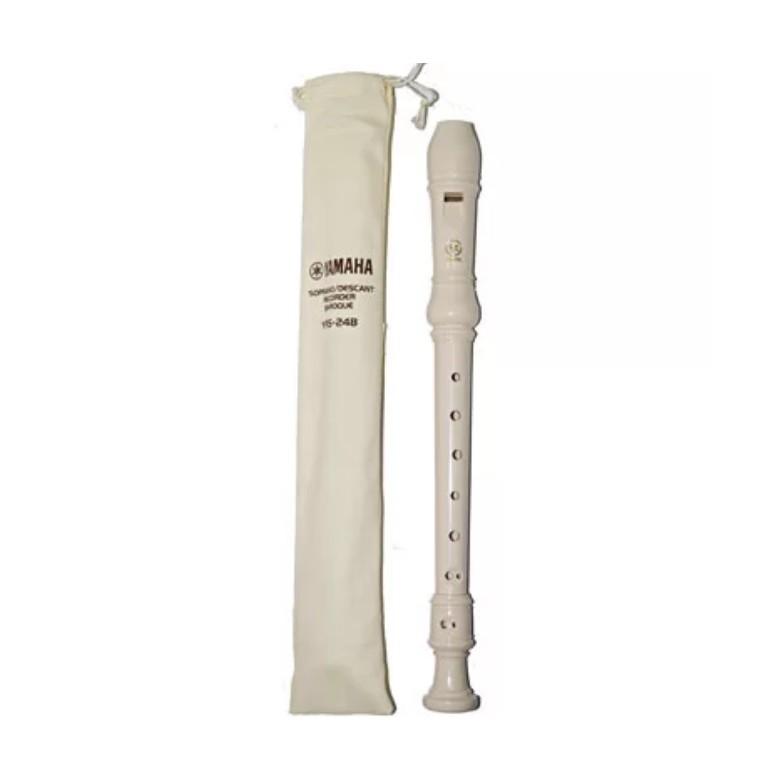 Flauta Doce Barroca Yamaha Yrs 24b Com Capa
