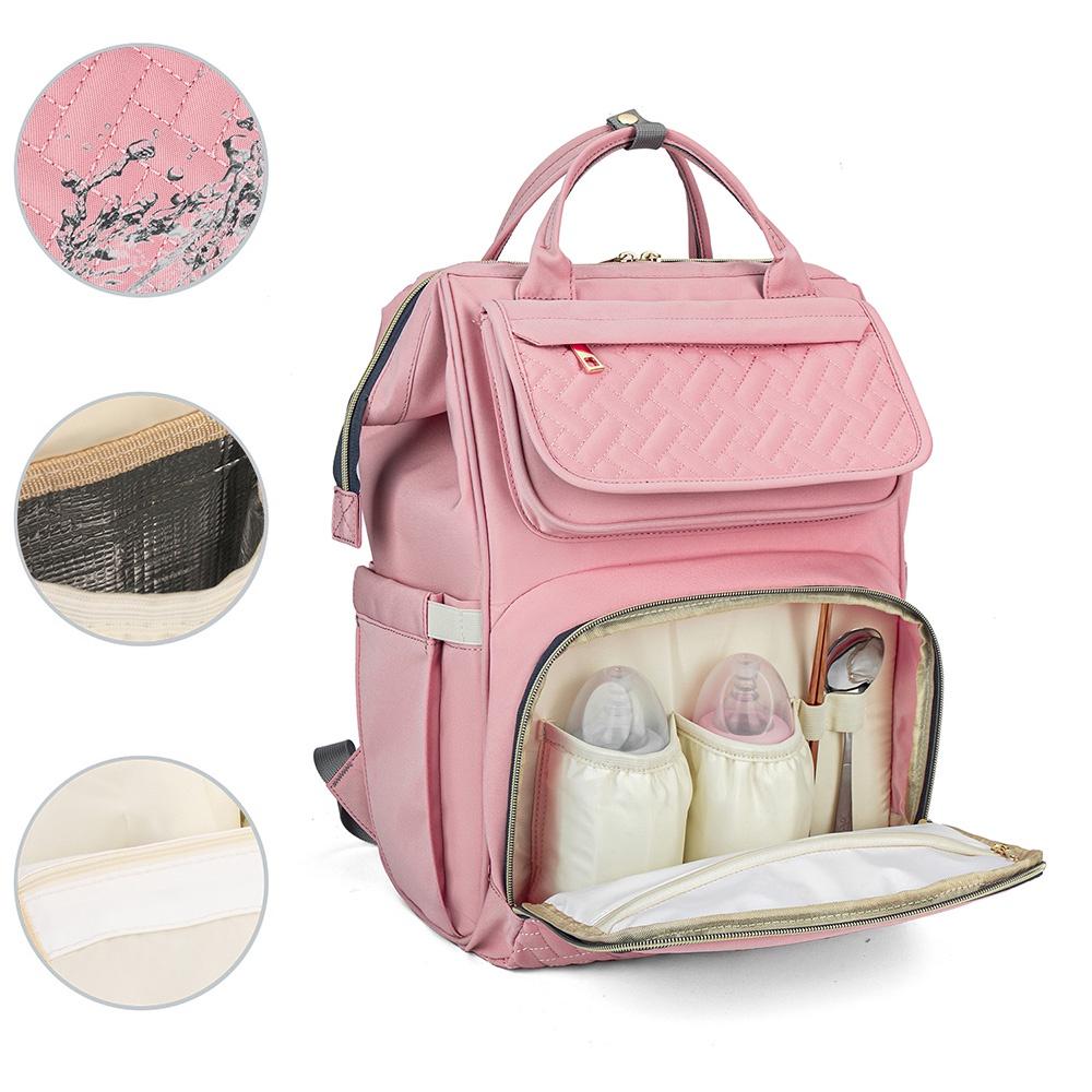 Mochila Saída Maternidade Lequeen Bolsa Mãe E Bebê
