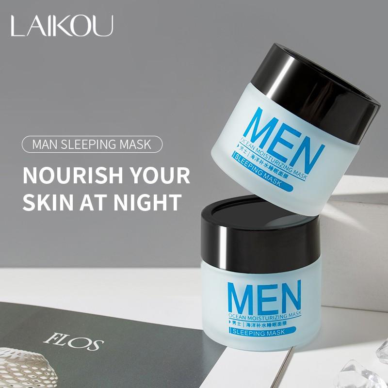 Creme Hidratante Noturno Masculino/Controle De Oleosidade/Redução De Poros/Pele Firme/70g Laikou