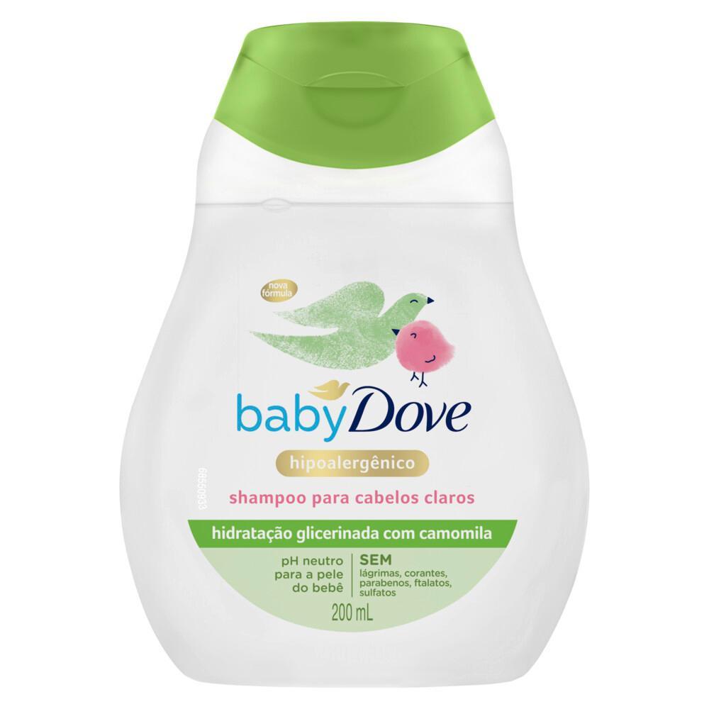 Shampoo Baby Dove Cabelos Claros 200ml