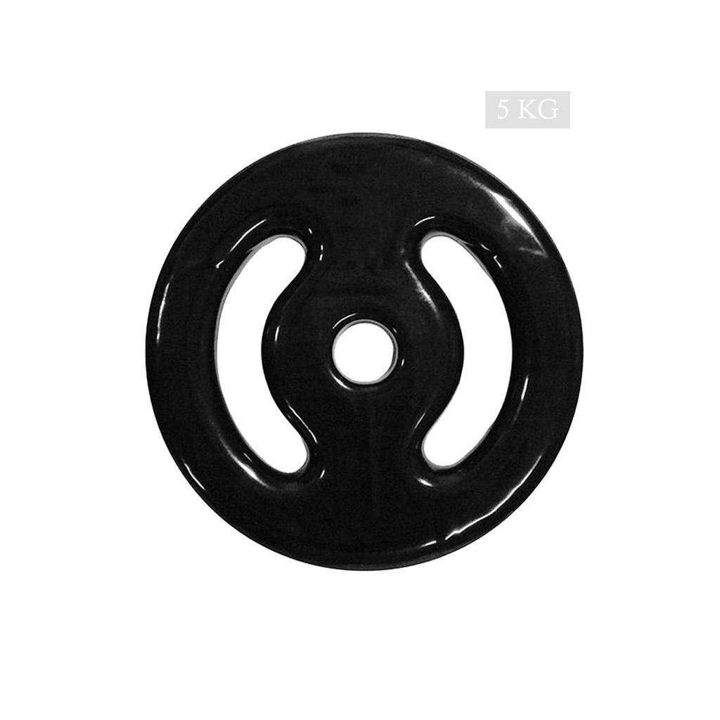 Anilha 5kg Emborrachada Pvc Furo Standard