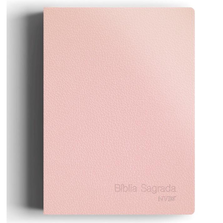 Bíblia Sagrada Slim Compacta Nvi Capa Luxo Nude