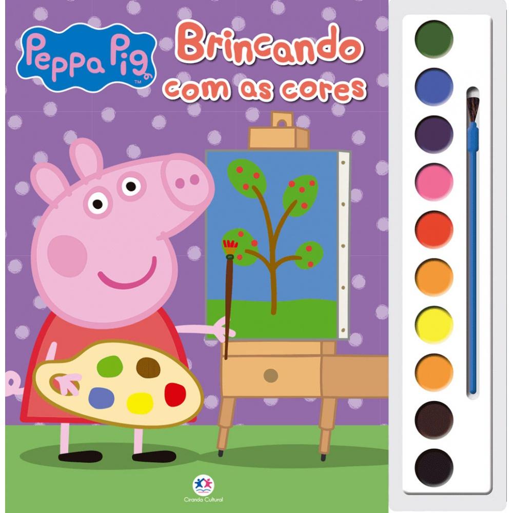 Livro - Peppa Pig - Brincando Com As Cores - Ciranda Cultural