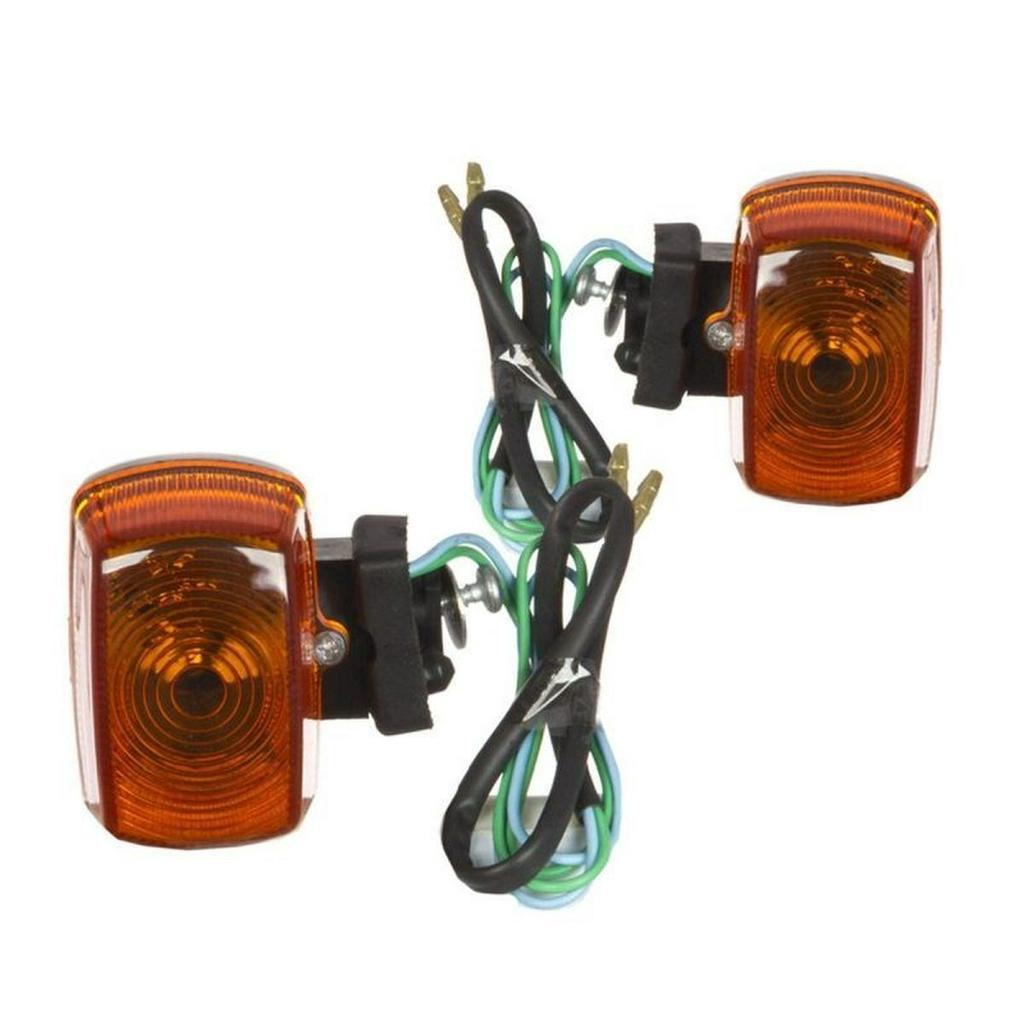 Pisca Seta Com Chicote E Coxim Da Moto Honda Nxr Bros/Xr 200/Xlr 125 Amarelo PRO Tork