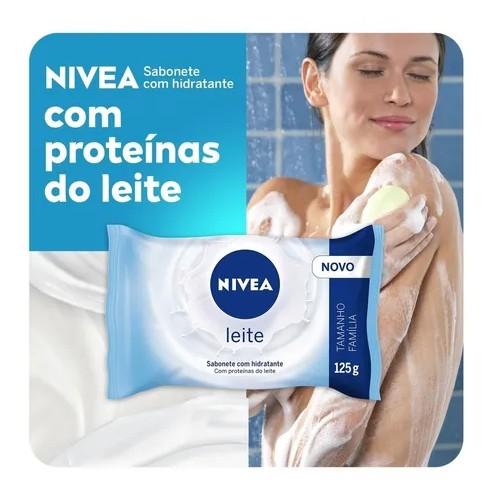 Nivea Sabonete Em Barra Leite 125g