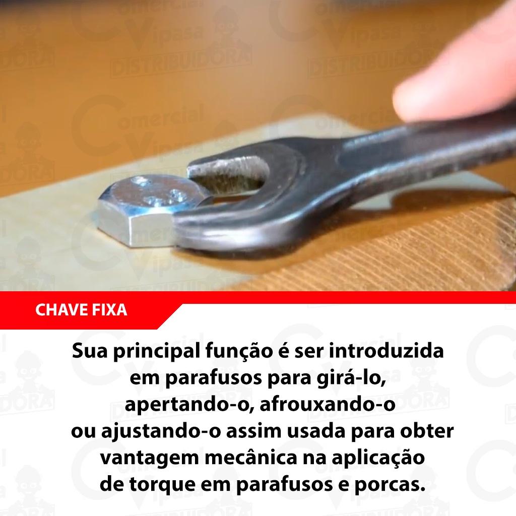 Kit Jogo De Chave Combinada 6 - 13mm Ou Fixa 6 - 17mm 6 Peças Aço Carbono Resistente Profissional