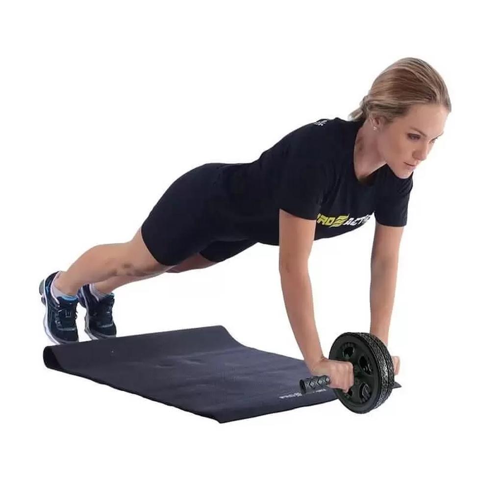 Roda Exercício Dupla Abdominal Funcional Pilates Hp389 Proaction