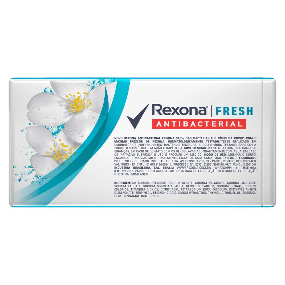 Pack 6 Sabonetes Em Barra Rexona Antibacterial Fresh 84g Cada