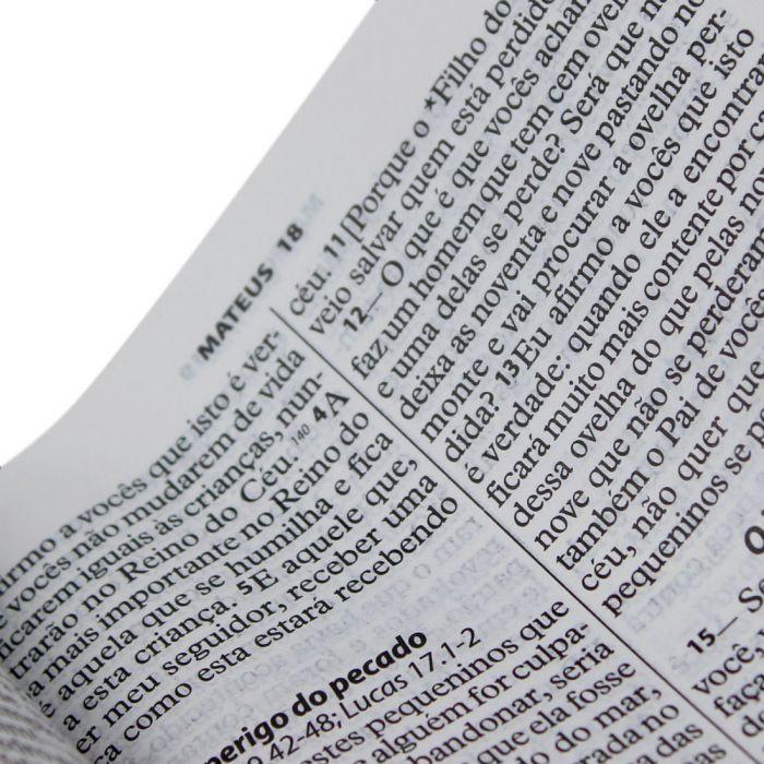 Bíblia Sagrada Ntlh Pequena Com Letra Grande - Marrom Nobre