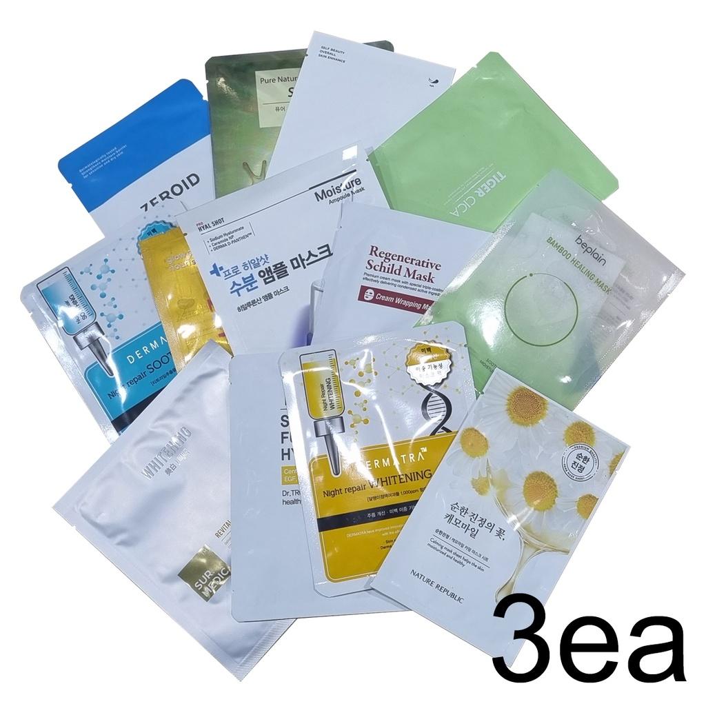 [koksara.kbeauty] Korean Beauty Mask Sheet 1ea 3ea