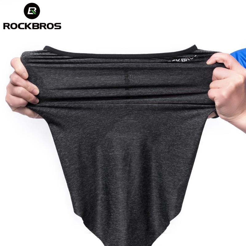 Rockbros Esporte Triângulo Cachecóis De Tecido Gelo Caminhada Sapatos De Ciclismo Bandanas De Cabeça Máscara Facial De Bicicleta