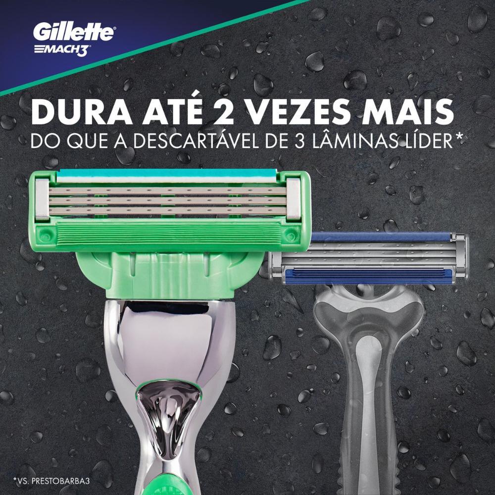 Kit 2 Carga Gillette Mach3 Sensitive 16 Unidades
